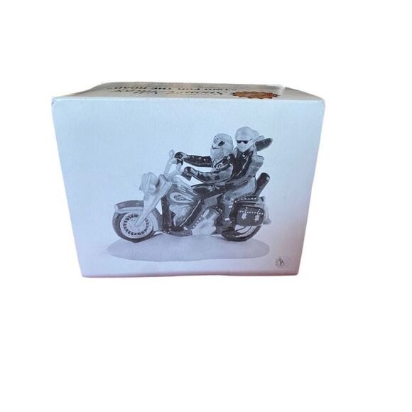 Department, 56 Harley Davidson, two for the road yellow motorcycle 1998 - Picture 4 of 5